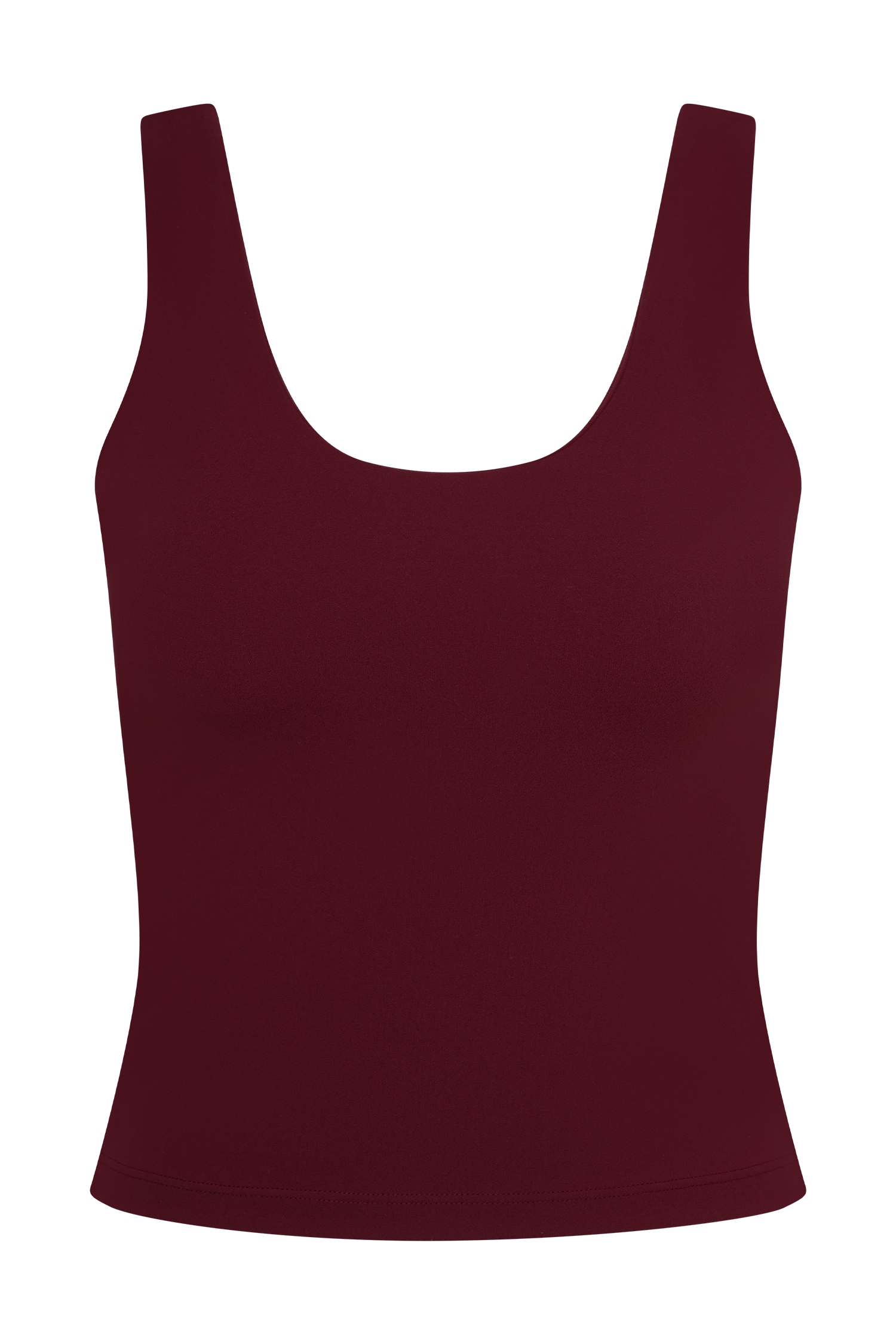 Alexandra Yoga Top - Burgundy